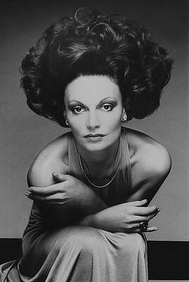 Portrait of Diane von Furstenberg Wall Art