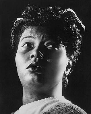 Wall Art featuring the drawing Portrait Of Pearl Bailey by Gjon Mili