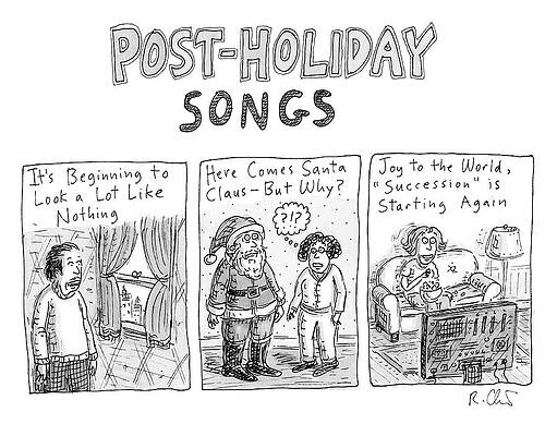 Joy Drawing - Post-Holiday Songs by Roz Chast
