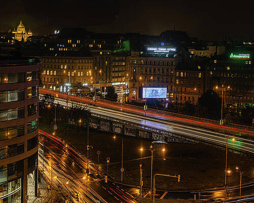 Architecture Photograph - Prague At Night by Robert Niemeier