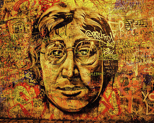 Beautiful Photograph - Prague, Lennon Wall by Robert Niemeier