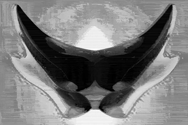 Wall Art featuring the mixed media Prehistoric Vessel by Rafael Salazar