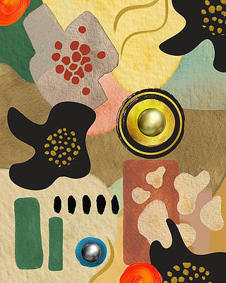 Wall Art featuring the mixed media Press Play by Canessa Thomas