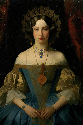 Princesse de Broglie Painting by Nature Oil Painting