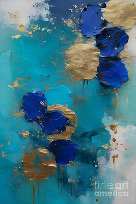 Wall Art featuring the painting Proverbs 18 4. Deep Waters Of Wisdom by Mark Lawrence