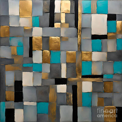 Wall Art featuring the painting Proverbs 20 7. Blessed Footsteps. Contemporary Christian Art by Mark Lawrence