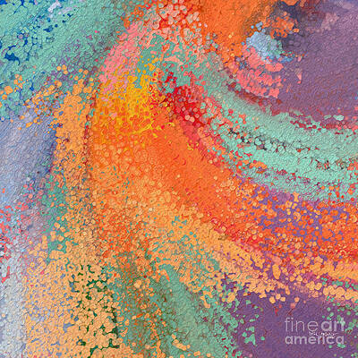 Blue Wall Art featuring the painting Psalm 139 16. Gods Plan For Me. Bible Verse Christian Inspiration Scripture Wall Art by Mark Lawrence