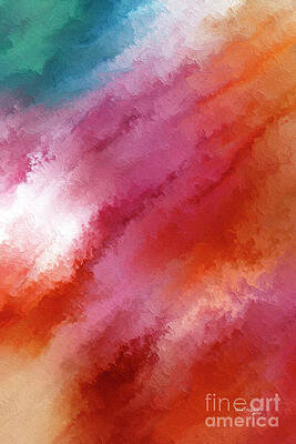 Wall Art featuring the painting Psalm 18 19. Lifted From Despair. Modern Christian Wall Art by Mark Lawrence