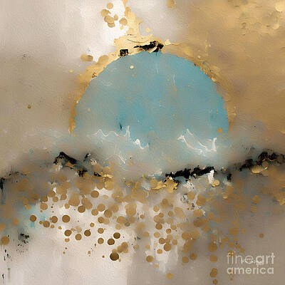 Wall Art featuring the painting Psalm 19 1. Heavens Declare by Mark Lawrence