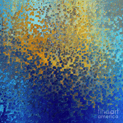 Wall Art featuring the painting Psalm 27 9-10. Finding Solace In Divine Arms. Abstract Christian Wall Art by Mark Lawrence