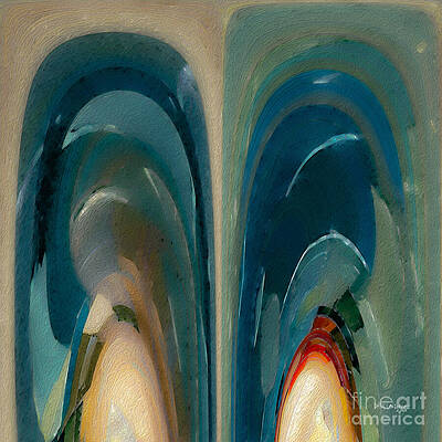 Wall Art featuring the painting Psalm 36 7. Shadow Of Your Wings by Mark Lawrence