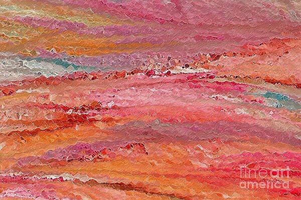 Anxious Painting - Psalm 37 6. Relax In Jesus. Abstract Christian Wall Art by Mark Lawrence