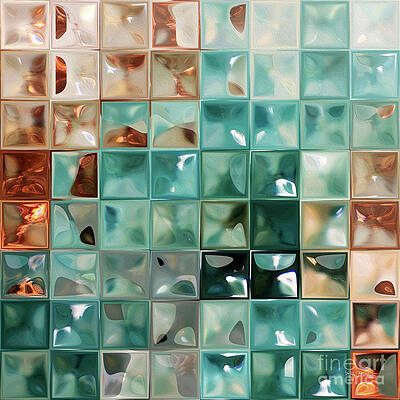 Green Wall Art featuring the painting Psalm 9 9. The Lord Protects Me. by Mark Lawrence