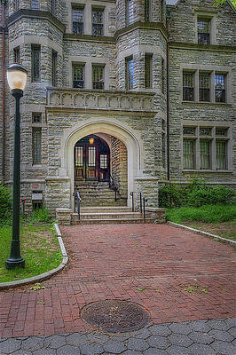 Pennsylvania Photograph - PSI  Upsilon U-Penn by Susan Candelario