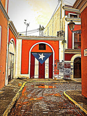 Architecture Photograph - Puerto Rican Alley II by La Dolce Vita