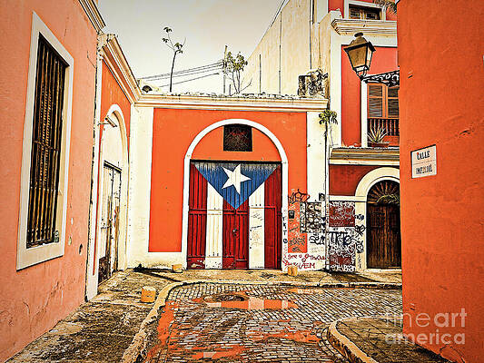 Architecture Photograph - Puerto Rico Alley by La Dolce Vita