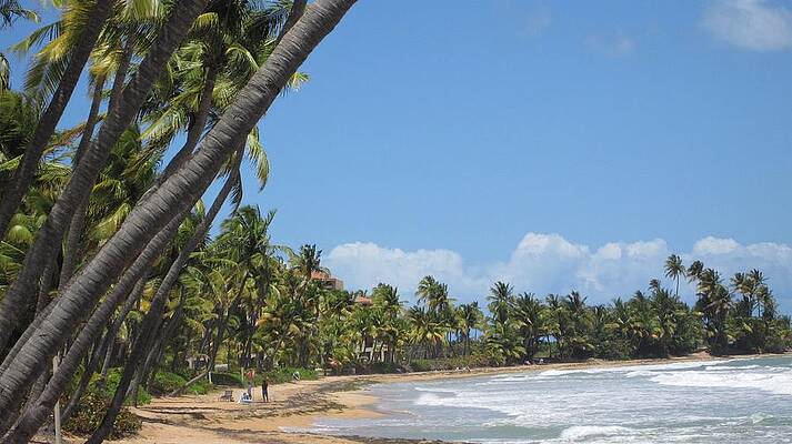 Beach Photograph - Puerto Rico Beach Scene by Doreen Rosselli