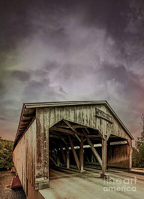 Foliage Photograph - Pulp Mill Bridge In Middlebury, Vermont by Eric Killorin