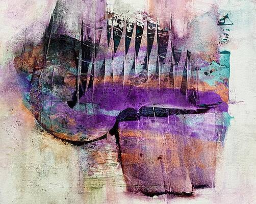 Color Wall Art featuring the painting Punishing Ire by Rodney Frederickson