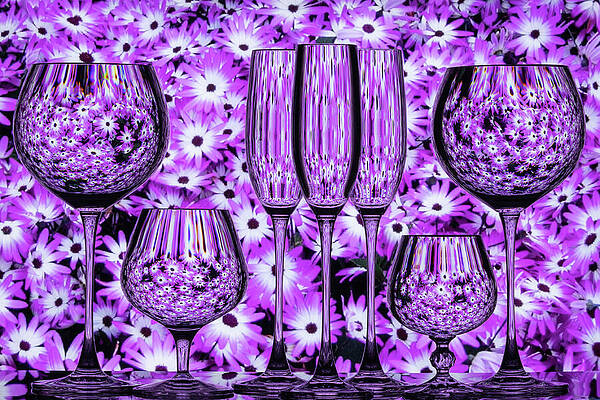 Bold Wall Art featuring the photograph Purple Riot by Elvira Peretsman