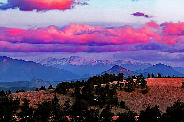 Sunrise Photograph - Purple Sunrise by Rick Perkins