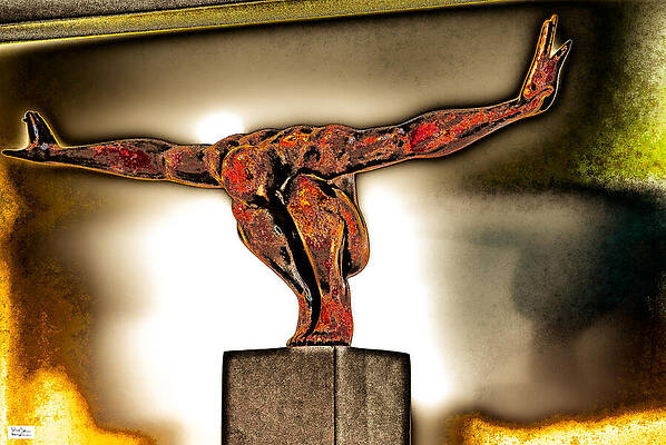 Wall Art featuring the photograph Was- Push It Away by Alex John Bergerman