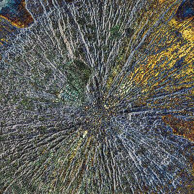 Abstract Photograph - Pyrite Sun Close Up by Bruce Block
