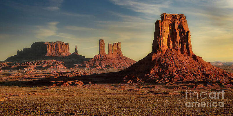 Majestic Monument Valley Sunset Wall Art