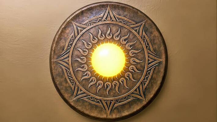 Radiant Sun Wall Art Wall Art
