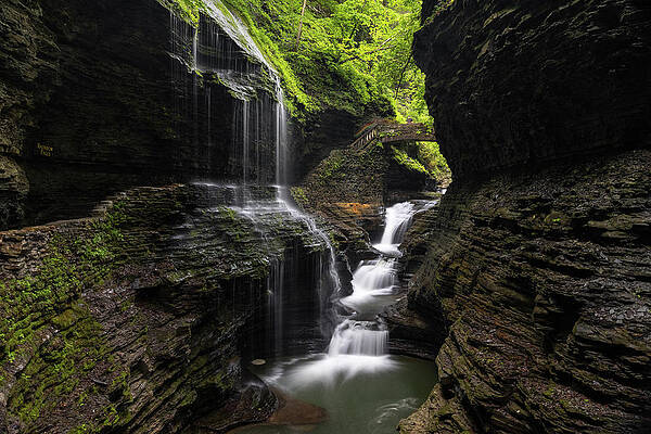 Beautiful Photograph - Rainbow Falls Wide by Todd Wilkinson