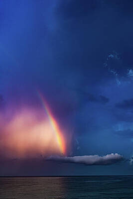 Sunrise Wall Art featuring the photograph Rainbow Sunrise Mazatlan Sinaloa Mexico by Tommy Farnsworth