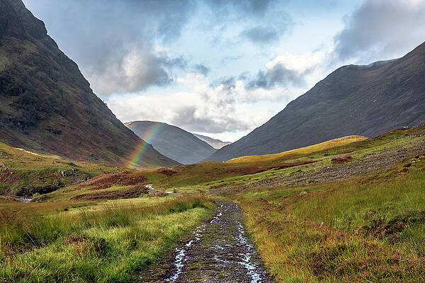 Beautiful Photograph - Rainbows End by Todd Wilkinson