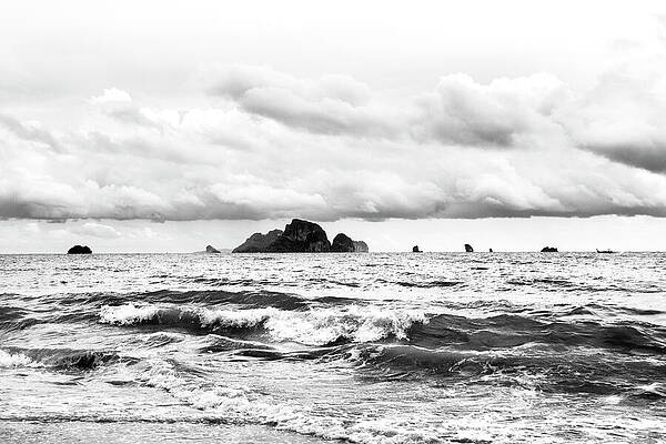 Dramatic Seascape with Rocky Outcrop Wall Art