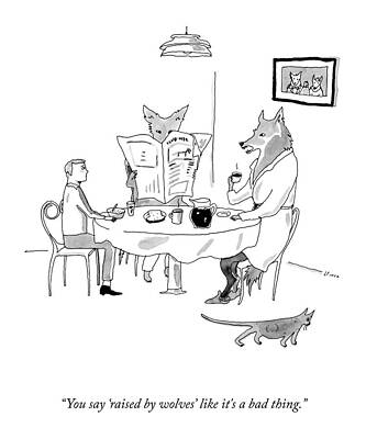 Breakfast with Wolves Wall Art