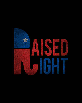 Cool Wall Art featuring the digital art Raised Right Retro by Flippin Sweet Gear