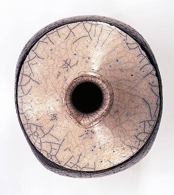 Wall Art featuring the photograph Raku Spout by Steven Nelson