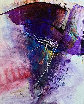 Color Wall Art featuring the painting Raw For The Splinter by Rodney Frederickson