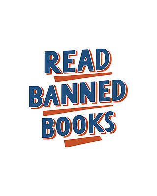 Book Digital Art - Read Banned Books by Flippin Sweet Gear