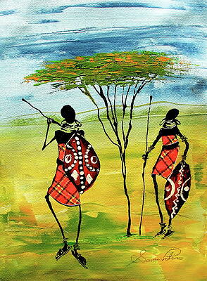 Pattern Painting - Ready by Sarah Shiundu