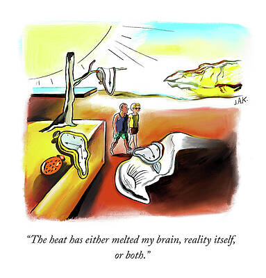 Brain Drawing - Reality Itself by Jason Adam Katzenstein