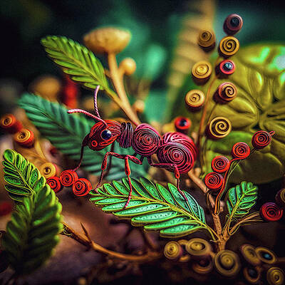 Digital Art - Rebel Ant by Paul Charles