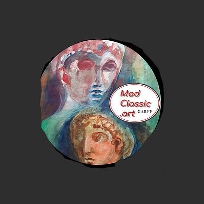 Wall Art featuring the painting Reborn ModClassic Art Style by Enrico Garff