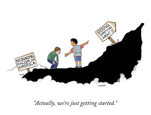 Recognizing Racism in America Drawing