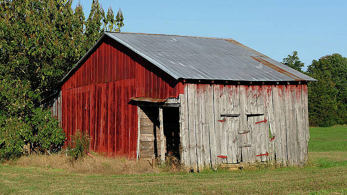Barn Wall Art featuring the photograph Red Barn by Brian Hare