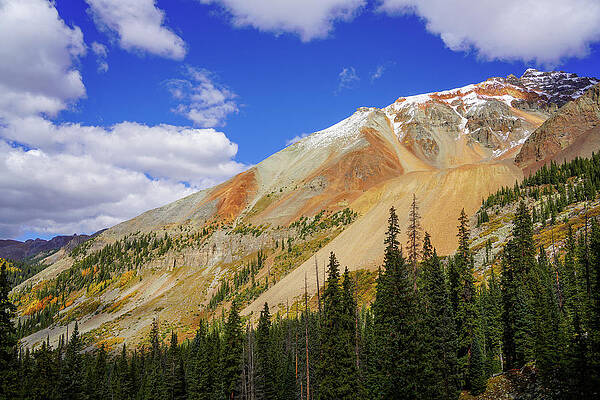 Mountain Photograph - Red Mountain In Autumn by Sunniye Buesing