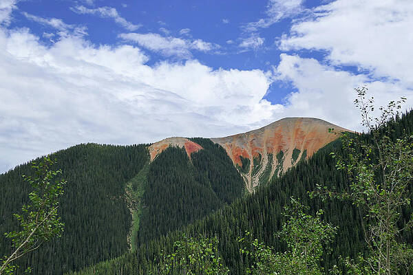 Mountain Photograph - Red Mountain Peek-a-boo by Sunniye Buesing