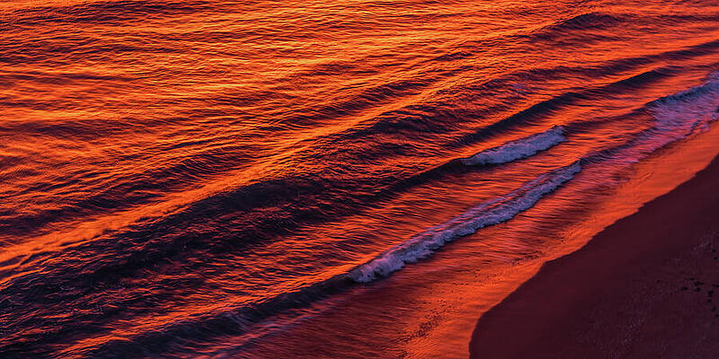 Sky Photograph - Red Sunset Emerald Bay Mazatlan Sinaloa Mexico by Tommy Farnsworth