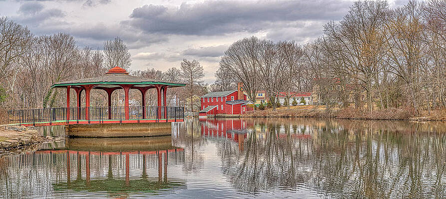 Reflection Photograph - Reflections At Coopers Pond by Penny Polakoff