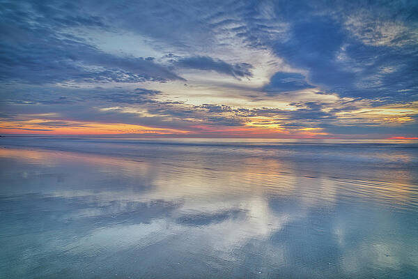 Wall Art featuring the photograph Reflections At Moody Beach by Penny Polakoff