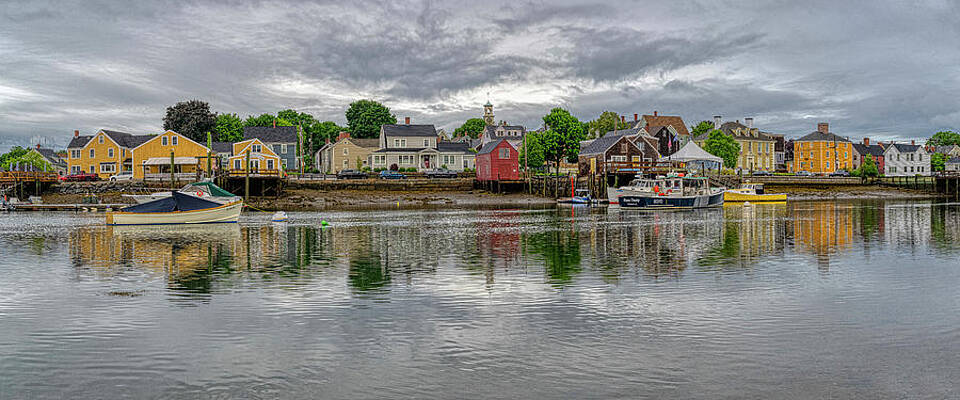 Reflection Photograph - Reflections On The Piscataqua River by Penny Polakoff